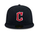 Adult Cleveland Guardians New Era Navy 2025 MLB Alternate Clubhouse 59FIFTY Fitted Hat - Men's
