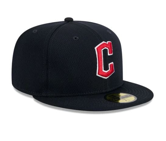 Adult Cleveland Guardians New Era Navy 2025 MLB Alternate Clubhouse 59FIFTY Fitted Hat - Men's