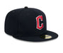 Adult Cleveland Guardians New Era Navy 2025 MLB Alternate Clubhouse 59FIFTY Fitted Hat - Men's