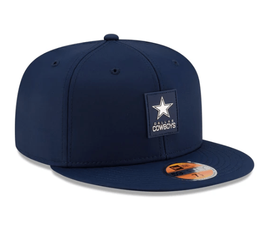 Adult Dallas Cowboys New Era Navy 2025 NFL Sideline 59FIFTY Fitted Hat - Men's