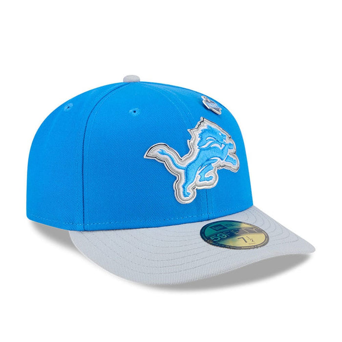 New Era Fitted Hat Adult Detroit Lions New Era Team Color 2026 NFL Draft 59FIFTY Fitted Hat - Men's