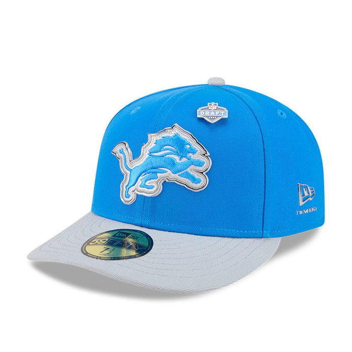 New Era Fitted Hat Adult Detroit Lions New Era Team Color 2026 NFL Draft 59FIFTY Fitted Hat - Men's