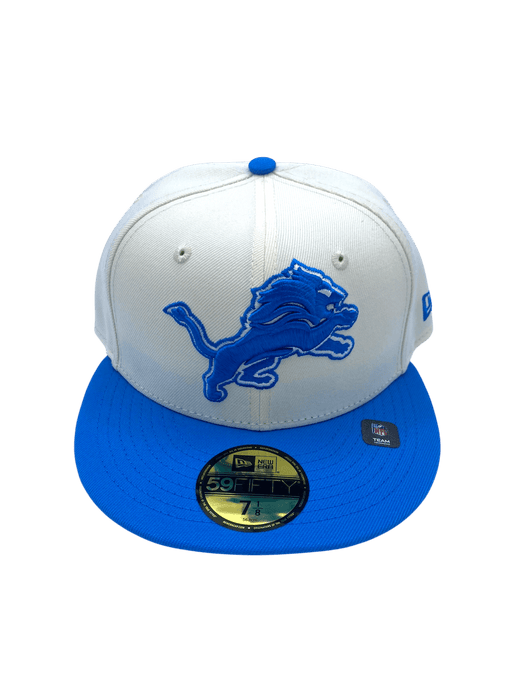 New Era Fitted Hat Adult Detroit Lions New Era x Pro Image Chrome 59FIFTY Fitted Hat - Men's