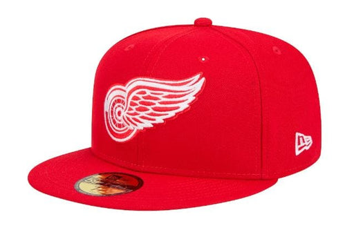 New Era Fitted Hat Adult Detroit Red Wings New Era Red 59FIFTY Fitted Hat - Men's