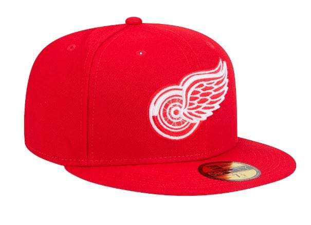 New Era Fitted Hat Adult Detroit Red Wings New Era Red 59FIFTY Fitted Hat - Men's