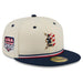 New Era Fitted Hat Adult Detroit Tigers New Era Cream/ Navy 2026 Fourth of July On Field 59FIFTY Fitted Hat - Men's