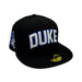 New Era Fitted Hat Adult Duke Blue Devils New Era Black NCAA 'Blue Bloods' Custom 59FIFTY Fitted Hat - Men's