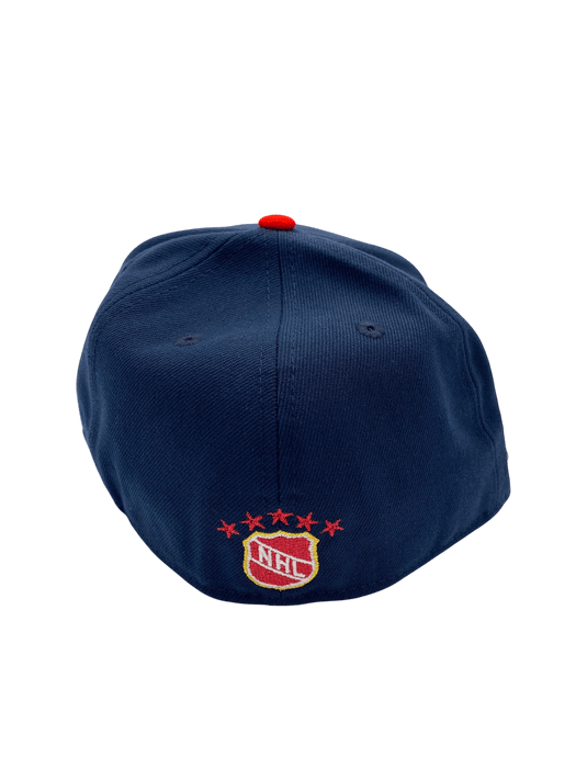 Adult Florida Panthers New Era Navy Classic Custom Side Patch 59FIFTY Fitted Hat - Men's