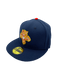 Adult Florida Panthers New Era Navy Classic Custom Side Patch 59FIFTY Fitted Hat - Men's