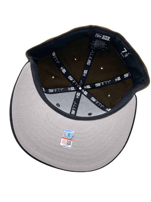 New Era Fitted Hat Adult Florida State Seminoles New Era Brown/Black Famous Jameis Custom Side Patch 59FIFTY Fitted Hat - Men's