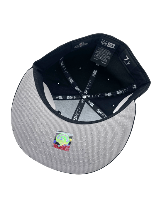 Adult Fresno Grizzlies New Era Black Lowriders Custom Side Patch 59FIFTY Fitted Hat - Men's