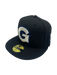 New Era Fitted Hat Adult Georgetown Hoyas New Era Black Big G Custom Side Patch 59FIFTY Fitted Hat - Men's