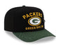 New Era Fitted Hat Adult Green Bay Packers New Era Black 2025 NFL Draft 59FIFTY Fitted Hat - Men's