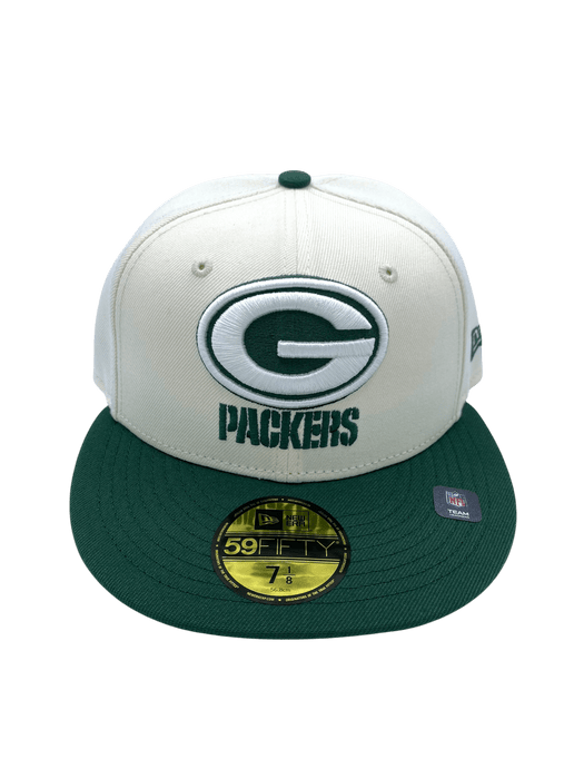 New Era Fitted Hat Adult Green Bay Packers New Era x Pro Image Chrome 59FIFTY Fitted Hat - Men's