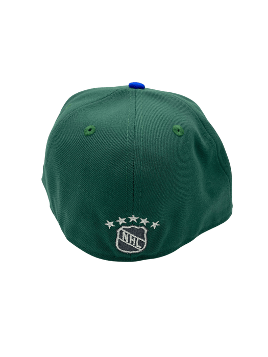 New Era Fitted Hat Adult Hartford Whalers New Era Green Pinky Custom Side Patch 59FIFTY Fitted Hat - Men's