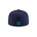 New Era Fitted Hat Adult Hartford Whalers New Era Navy 59FIFTY Vintage Fitted Hat - Men's