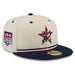 New Era Fitted Hat Adult Houston Astros New Era Cream/ Navy 2026 Fourth of July On Field 59FIFTY Fitted Hat - Men's