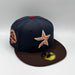 New Era Fitted Hat Adult Houston Astros New Era Interstellar Custom Side Patch 59FIFTY Fitted Hat - Men's