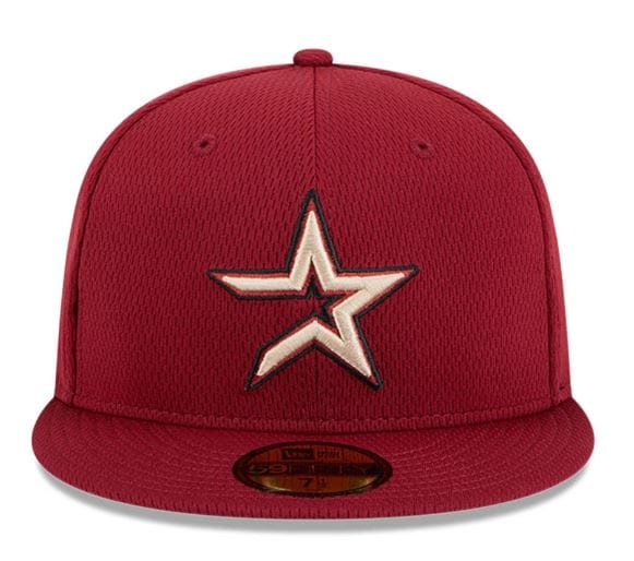 New Era Fitted Hat Adult Houston Astros New Era Navy 2025 MLB Alternate Clubhouse 59FIFTY Fitted Hat - Men's