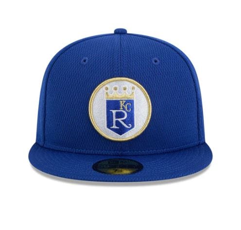 Adult Kansas City Royals New Era Blue 2025 MLB Alternate Clubhouse 59FIFTY Fitted Hat - Men's