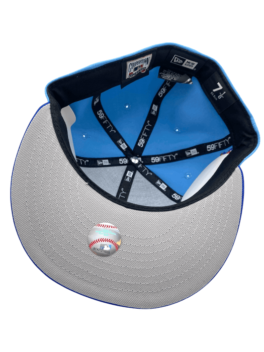 Adult Kansas City Royals New Era Blue Classic Side Patch 59FIFTY Fitted Hat - Men's