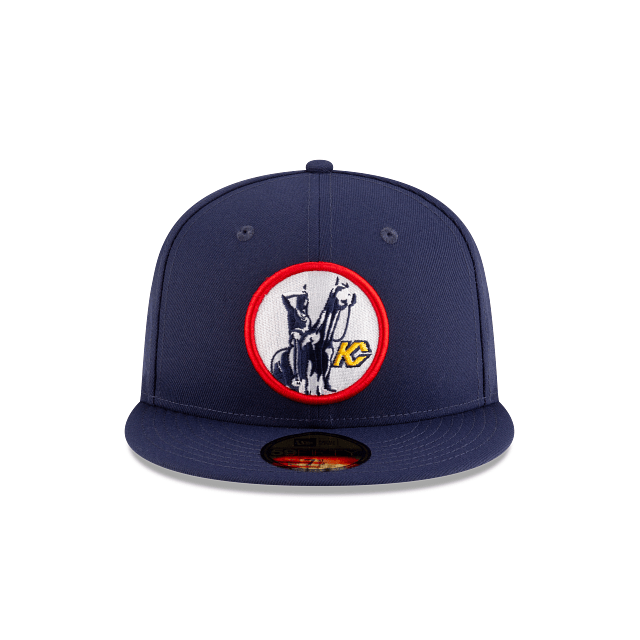 New Era Fitted Hat Adult Kansas City Scouts New Era Navy 59FIFTY Vintage Fitted Hat - Men's