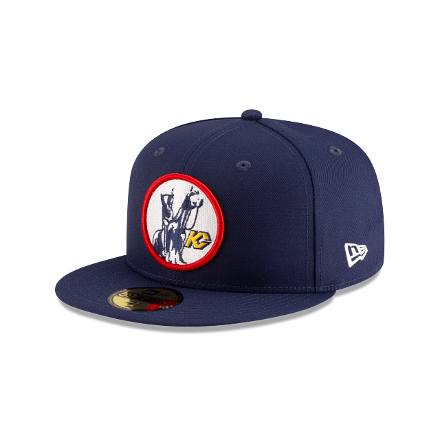 New Era Fitted Hat Adult Kansas City Scouts New Era Navy 59FIFTY Vintage Fitted Hat - Men's