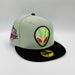 New Era Fitted Hat Adult Las Vegas 51s New Era Green & Black 'The Alien' Custom 59FIFTY Fitted Hat - Men's