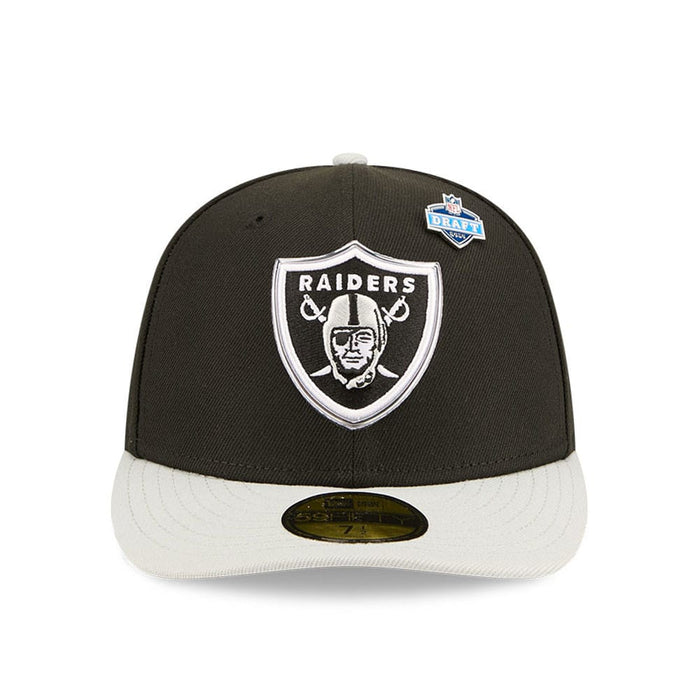 New Era Fitted Hat Adult Las Vegas Raiders New Era Team Color 2026 NFL Draft 59FIFTY Fitted Hat - Men's