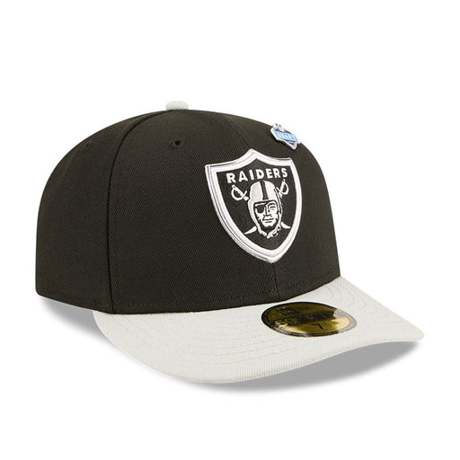 New Era Fitted Hat Adult Las Vegas Raiders New Era Team Color 2026 NFL Draft 59FIFTY Fitted Hat - Men's