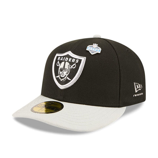 New Era Fitted Hat Adult Las Vegas Raiders New Era Team Color 2026 NFL Draft 59FIFTY Fitted Hat - Men's