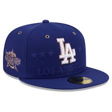 New Era Fitted Hat Adult Los Angeles Dodgers New Era Blue 2026 All Star Game 59FIFTY Fitted Hat - Men's