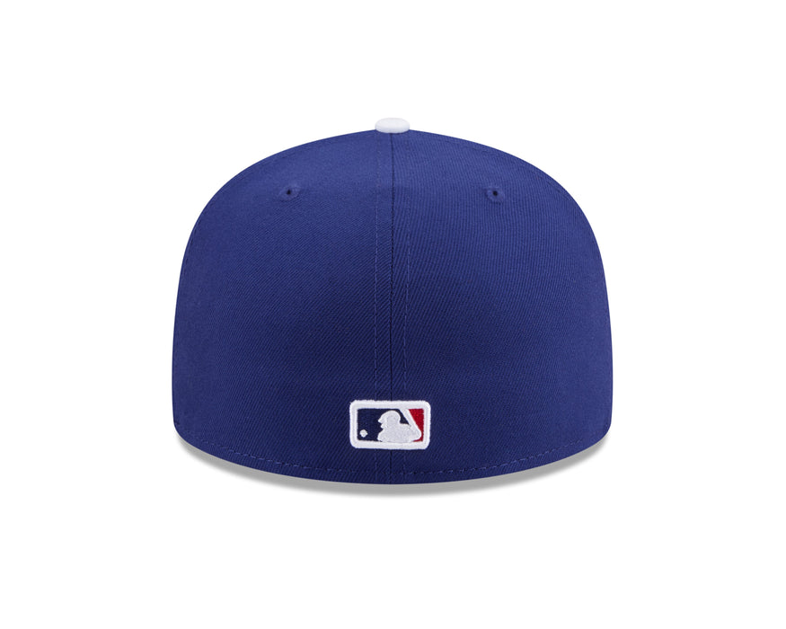 New Era Fitted Hat Adult Los Angeles Dodgers New Era Blue 2026 Jackie Robinson Day Side Patch On Field 59FIFTY Fitted Hat - Men's