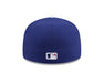 New Era Fitted Hat Adult Los Angeles Dodgers New Era Blue 2026 Jackie Robinson Day Side Patch On Field 59FIFTY Fitted Hat - Men's