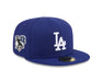 New Era Fitted Hat Adult Los Angeles Dodgers New Era Blue 2026 Jackie Robinson Day Side Patch On Field 59FIFTY Fitted Hat - Men's