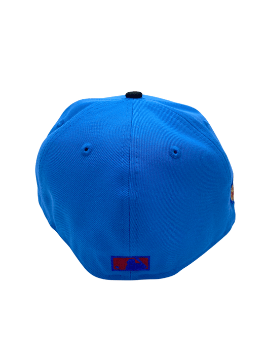 New Era Fitted Hat Adult Los Angeles Dodgers New Era Blue/Black Movie Pack Custom Side Patch 59FIFTY Fitted Hat - Men's