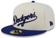 New Era Fitted Hat Adult Los Angeles Dodgers New Era Chrome 2 Tone Chain Stitch Logo 59FIFTY Fitted Hat - Men's