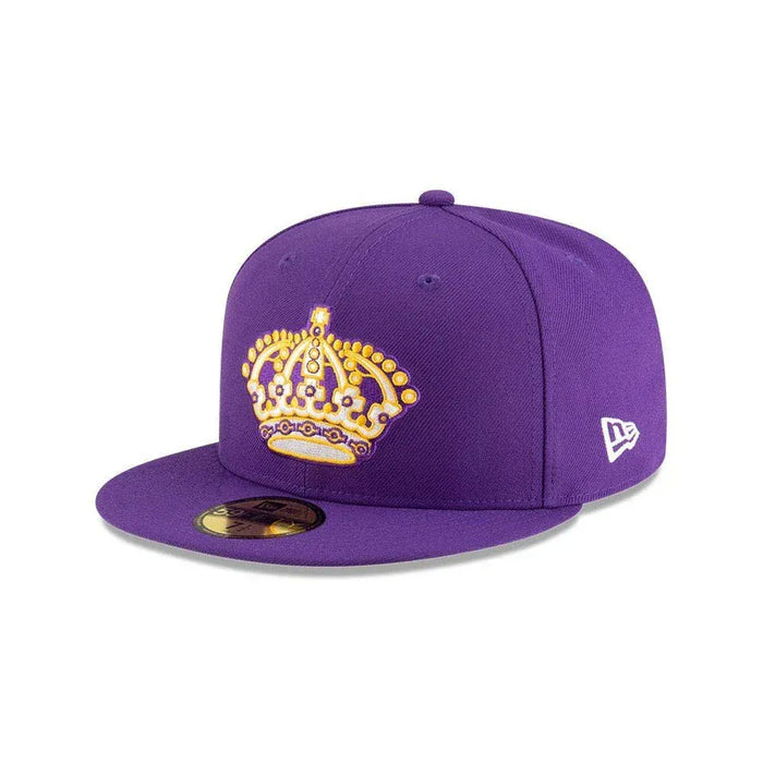 New Era Fitted Hat Adult Los Angeles Kings New Era Purple 59FIFTY Fitted Hat - Men's