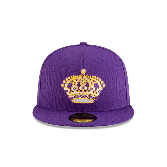 New Era Fitted Hat Adult Los Angeles Kings New Era Purple 59FIFTY Fitted Hat - Men's
