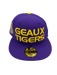 New Era Fitted Hat Adult LSU Tigers New Era Purple Geaux Tigers Custom Side Patch 59FIFTY Fitted Hat - Men's