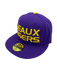 New Era Fitted Hat Adult LSU Tigers New Era Purple Geaux Tigers Custom Side Patch 59FIFTY Fitted Hat - Men's