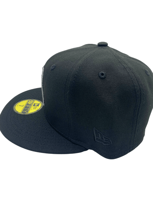 Adult Mexico New Era Black Tonal Custom 59FIFTY Fitted Hat -Men's