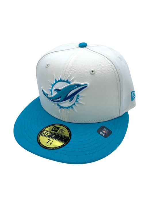 New Era Fitted Hat Adult Miami Dolphins New Era x Pro Image Chrome 59FIFTY Fitted Hat - Men's