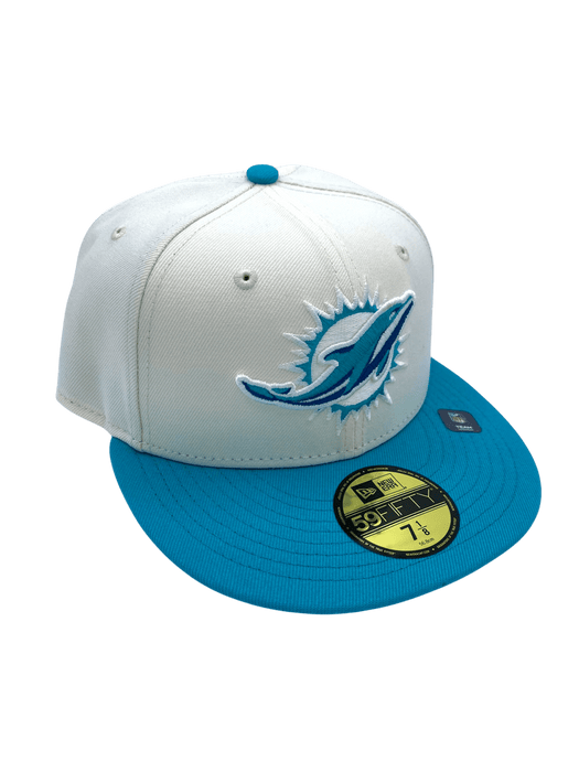 New Era Fitted Hat Adult Miami Dolphins New Era x Pro Image Chrome 59FIFTY Fitted Hat - Men's