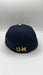 New Era Fitted Hat Adult Michigan Wolverines Navy New Era Mascot Head Custom 59FIFTY Fitted Hat - Men's