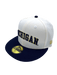 New Era Fitted Hat Adult Michigan Wolverines New Era Chrome/Navy Custom Side Patch 59FIFTY Fitted Hat - Men's