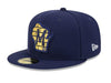 Adult Milwaukee Brewers New Era Navy 2025 MLB Alternate Clubhouse 59FIFTY Fitted Hat - Men's