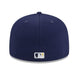Adult Milwaukee Brewers New Era Navy 2025 MLB Alternate Clubhouse 59FIFTY Fitted Hat - Men's