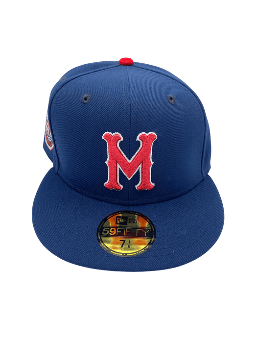 New Era Fitted Hat Adult Minneapolis Millers New Era Navy Side Patch 59FIFTY Fitted Hat - Men's