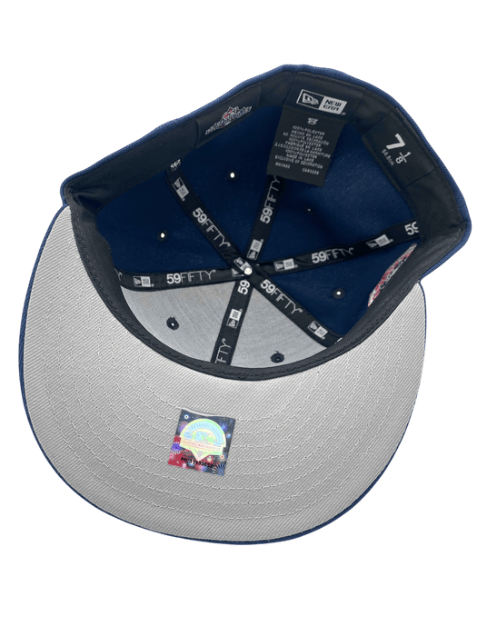 New Era Fitted Hat Adult Minneapolis Millers New Era Navy Side Patch 59FIFTY Fitted Hat - Men's